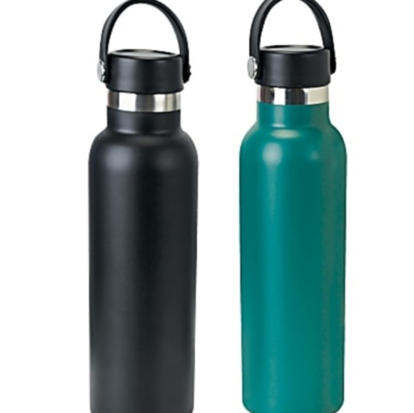 GNBI Thermal Bottles 16oz, Teal, Black,  set of 2, New in Box - Picture 4 of 7